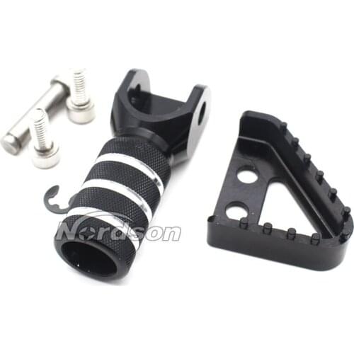 Set Rear Brake Pedal Step Tips & Gear Shifter Lever Tip For KTM SX EXC XCF Blue