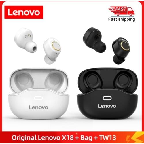 Original Lenovo X18 TWS Earbuds Bluetooth 5.0 True Wireless Headphones Sport Headset In-ear Earphones Touch Control with Mic