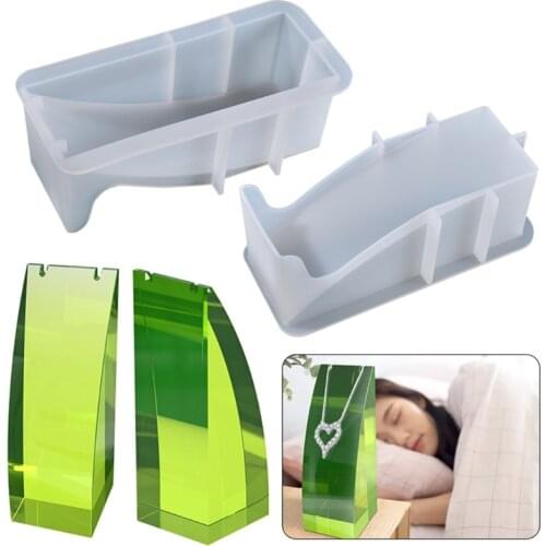 Necklace Display Stand Epoxy Resin Mold Jewelry Pendant Show Rack Silicone Mould DIY Crafts Ornaments Casting Tools