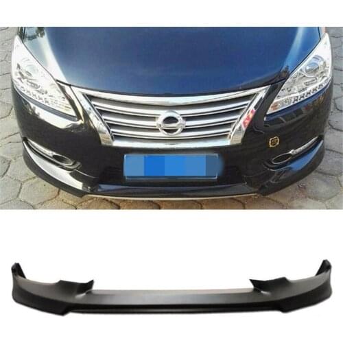 CEYUSOT FOR Nissan Sentra Front Bumper Car Spoiler 2012-14 Sylphy Separator Protective Cover Decoration Before The Lip Body Kit