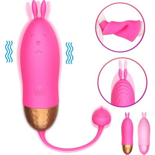 Sex Toys for Woman Jump Egg Vibrator With Rabbit Ear 10 Speed G- Spot Vibrator Clitoris Stimulator Vaginal Massage Toy for Adult