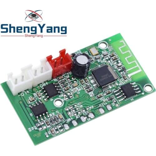 ShengYang Mini Bluetooth 4.2 Speaker Amplifier Board 3W*2 Class D Dual Channle Audio Phones Computers PC DIY DC3.7-5V