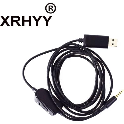 Replacement Audio Cable Virtual Surround Sound 7.1 Wire For Astro A10 A40 A30 A50 Gaming headset Logitech G933 Xbox One PS4 PC