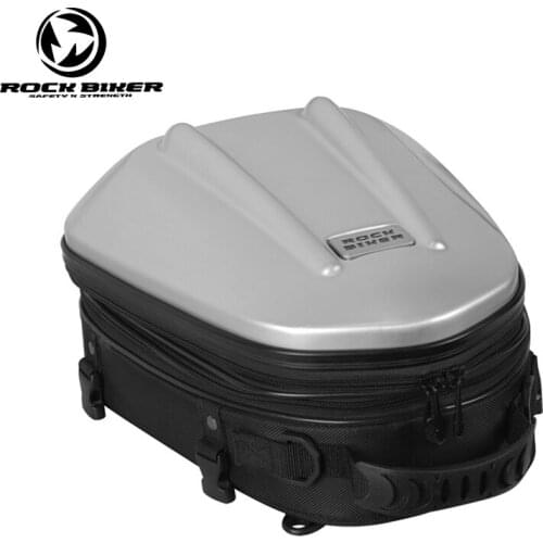 New Motorcycle backseat bag Cycling bags Rider Tail Bag Hard Shell Helmet Backpack racing backpacks 3 colors