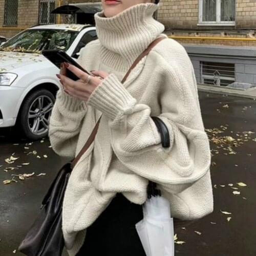 Mozuleva 2020 Autumn Winter Pullover Basic Warm Sweater Women Soft Kniited Plus Oversize Tuetleneck Korean Fashion Sweater Tops