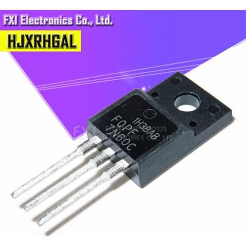 10PCS FQPF7N60C 7N60C TO220 TO-220 new original