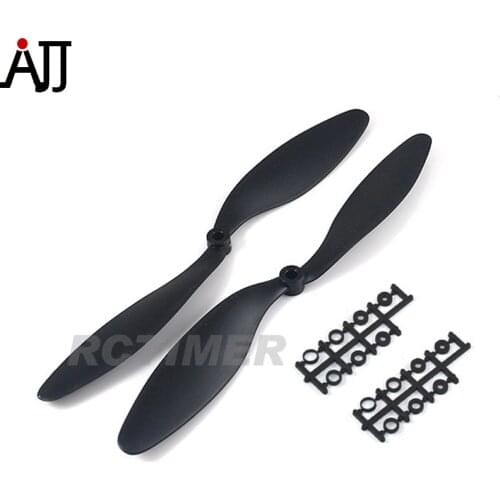 12 Pairs Rctimer 10x4.7'' 1047 Counter Rotating Propeller CW CCW Props Black Pro 1047EPP
