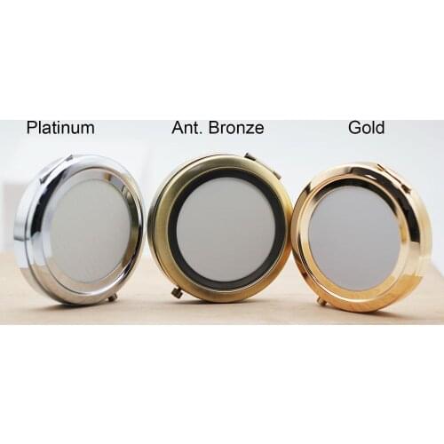 5pcs 58MM Blank Pill Boxes With 3 Grid Folding And Mirror Pill Case Round Container For Medicines Storage/Damp Proof Pill Box