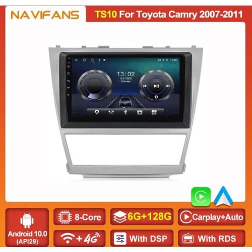 Android 11 DSP Carplay Multimedia Player For Toyota Camry 40 2006-2011 Smart Car Dvd GPS 4G WIFI BT5.0 Radio Stereo Navi Map SWC
