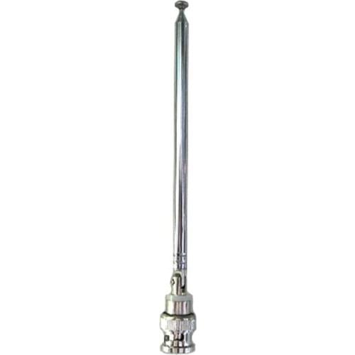 FM Radio Antenna BNC Connector Telescopic Aerial 0.7m Stainless Steel 1 x BNC Connector Antenna