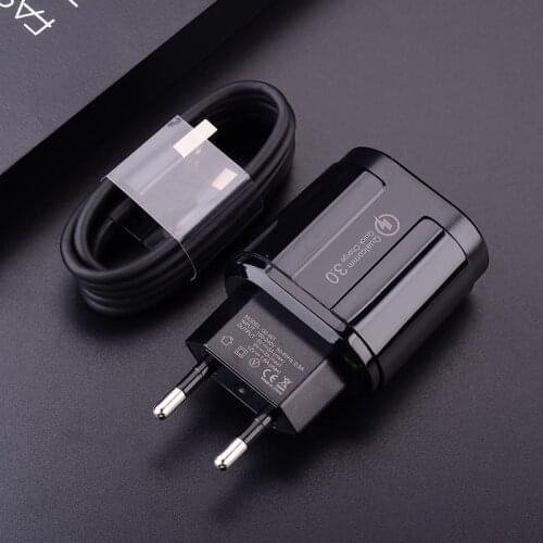 Asus Zenfone 7 Pro ZS671KS 9V 3A Fast Charger USB Adapter Type C Micro Charge Cable For Samsung A50 A21S Huawei P Smart Z S 2021