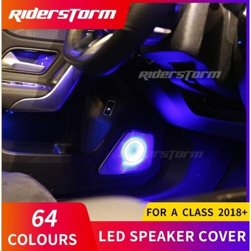 LED Car speaker cover for w177 for A class W177 2019 year new car door speaker cover with LED ambient light car accessories