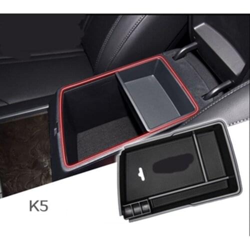 Car Armrest Storage Box for KIA K5 Optima JF 2016 2017 2018 Central Console Glove Holder Organizer Tray