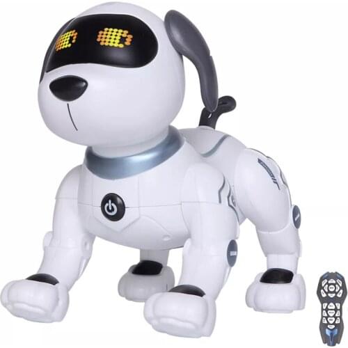 K16A Electronic Pets RC Animal Programable Robot Dog Voice Remote Control Toy Puppy Music Song for Kids Birthday Gift