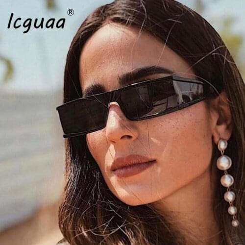 Square 2019 Fashion Small Square Sunglasses Women New Mirror Men Shades Glasses Luxury Brand Trend Unique Sunglasses women