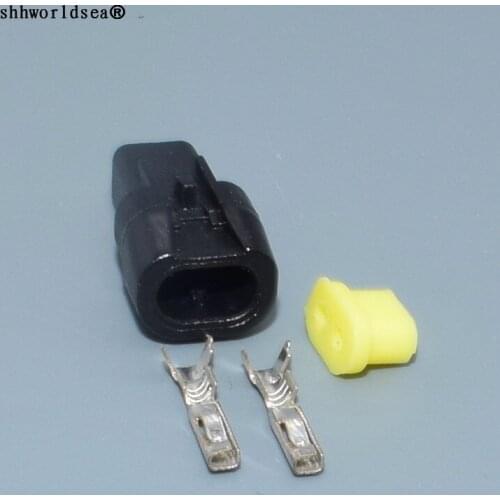 Worldgolden 2pin 0.7mm electric waterproof connector 522130211 auto female wiring harness connector 52213-0211