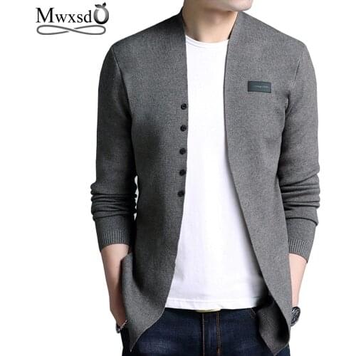Мужские длинные кардиганы Mwxsd China At AliExpress