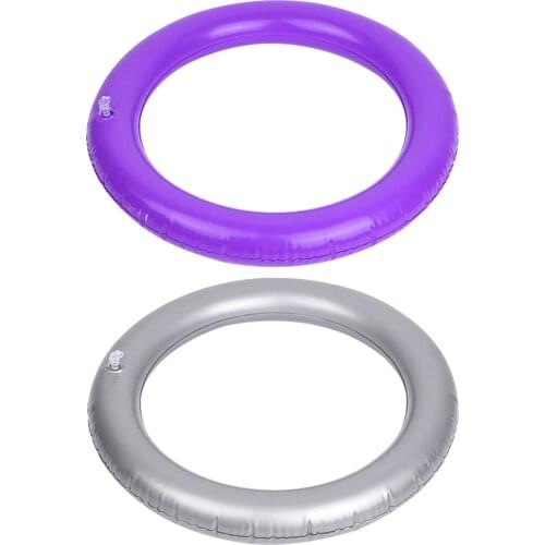 Woman Fitness Pilates Balls Base PVC Anti Burst Fixing Circle for Gym Home Office Workout Exercise Equipment