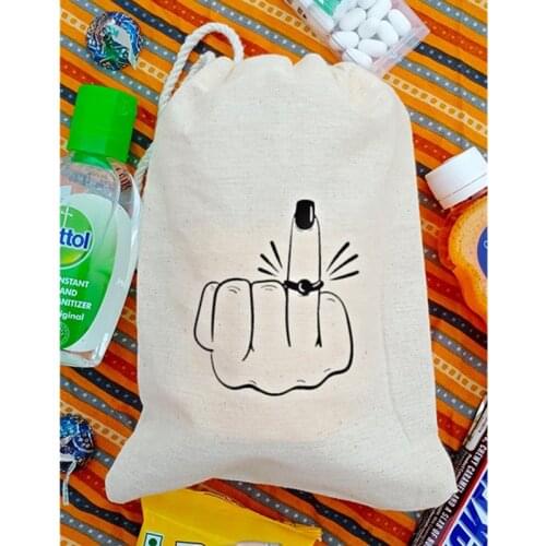 Engagement Gift Bags custom bachelorette Hangovers kit Ring Finger gift bag bridal party survival kit recovery bags welcome bag