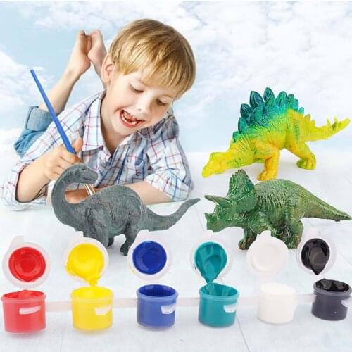 Crafts And Arts Set Painting Kit Dinosaurs Toys Art And Craft Supplies Diy Painting Drawing Graffiti Crafts Kids Educational Toy