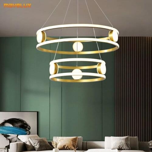 Nordic Luxury LED Pendants For Living Room Dining Table Kitchen Bedroom Studyroom Hall Restaurant Foyer Office Indoor Fixtures