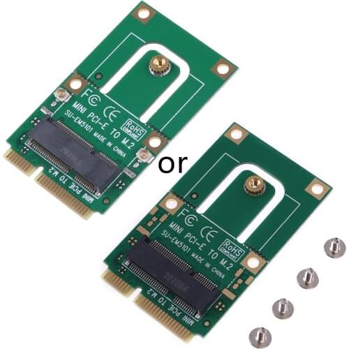 Mini PCI-E to m2 Adapter Converter Expansion Card m2 Key NGFF E Interface for m2 Wireless Bluetooth WiFi Module