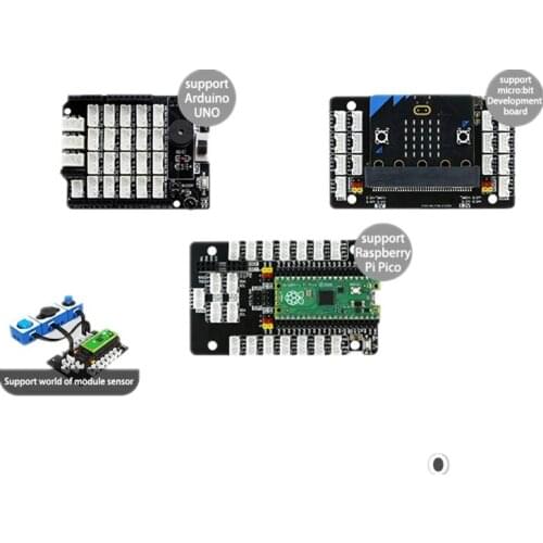 Yahboom Sensor Expansion Board with PH2.0 Port for World of Module Compatible with Arduino UNO BBC Micro:Bit Raspberry Pi Pico