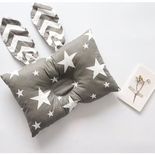 Baby Pillow For Newborns Soft Breathable Baby Head Protection Cute Baby Room Decor For Girl Boy Children Cushions With Zipper