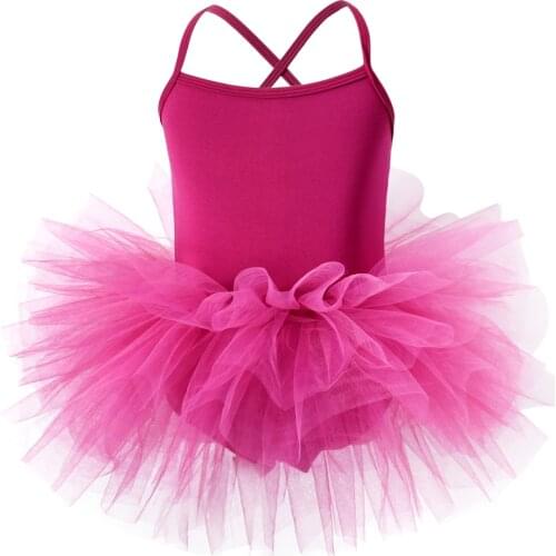 Drop Shopping Kids Girl Tutu Dress Girls Ballet Princess Dress Party Performance Clothing Ballerina Tulle Sleeveless Dress