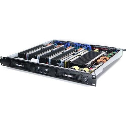 Sinbosen D4-2000 2000w 4 channel 1u amplificador class d digital power amplifier