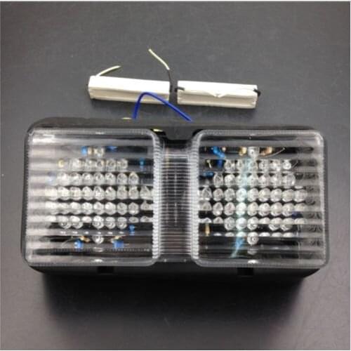 Motorcycle LED Brake Tail Lights Integrated Turn Signals Clear Lens For Honda RC51 1999-2006 VTR-SP1 2000-2001 VTR-SP2 2002-2005