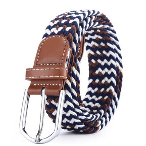 Fabric sport canvas elastic belt woven nylon Training belt military Army tactical Jeans casual strap