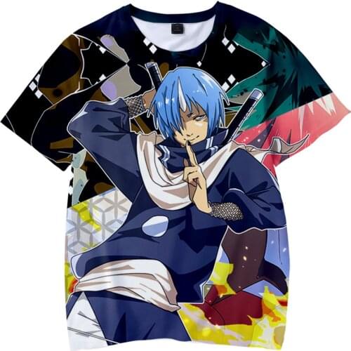 That Time I Got Reincarnated as a Slime 3D printed childrens t-shirt fashion summer short sleeve t-shirt kids casual wear