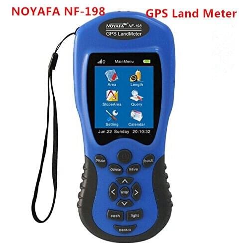 NF-198 GPS Land Meter LCD Display Measuring Value Slope Area measurement Vehicle testing mode Data export to PC