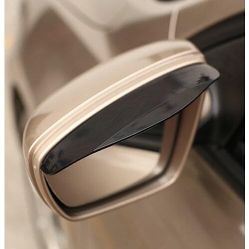 2 PVC car styling waterproof rearview mirror eyebrow rain cover for Citroen C-Quatre C-Triomphe Picasso C1 C2 C3 C4 C4L C5 Elyse