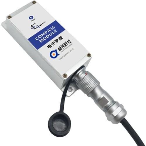 Very High Accuracy 3D Digital Magnetic Compass Heading Precision 0.2 Deg Pitch Roll Yaw Sensor RS232 RS485 TTL replace HMR3000