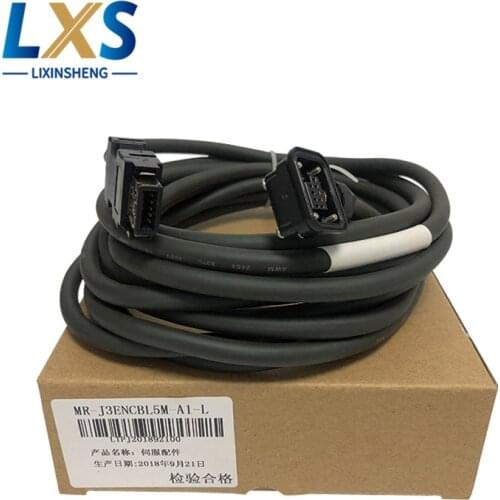100% Mitsubishi JE J4 Servo Motor Encoder Cable MR-J3ENSCBL5M-L / MR-J3ENCBL5M-A1-L Pure Copper 5 Meters Wire Encoder