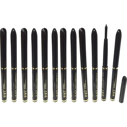 12pcs Pro Cosmetic Waterproof Eye Shadow Liner Eyeliner Makeup Pencil Pen
