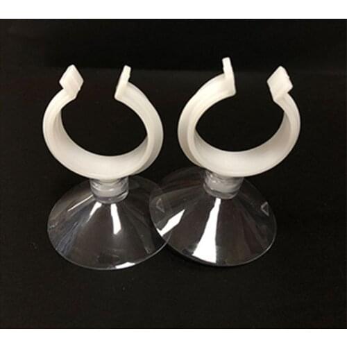 20Pcs Strong Absorption Suction Cup Double-sided Sucker Clip Clamp for Aquarium Fish Tank Binding Oxygen Tube Pipe