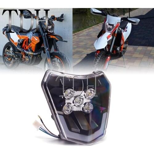 2014-2021 Dual Sport Motorcycle New LED Headlight Headlamp Head Lamp Light For 250 350 450 XC-W EXC EXC-F TPI US EU 6 Days SMC R