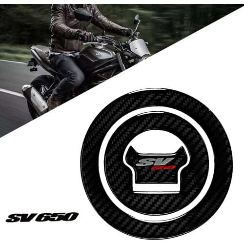 3D Carbon Fuel Motorcycle Gas Oil Tank Tank TankPad Protector Label for Suzuki Sv650 SV650A SV650S SV 650, 2003-2009