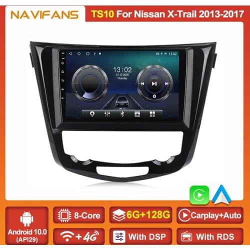Android 11 DSP Car Radio Multimedia Video Player For Nissan X-TRAIL X Trail T32 Qashqai 2 J11 2013 2014 2015 2016 2017 GPS 2 Din