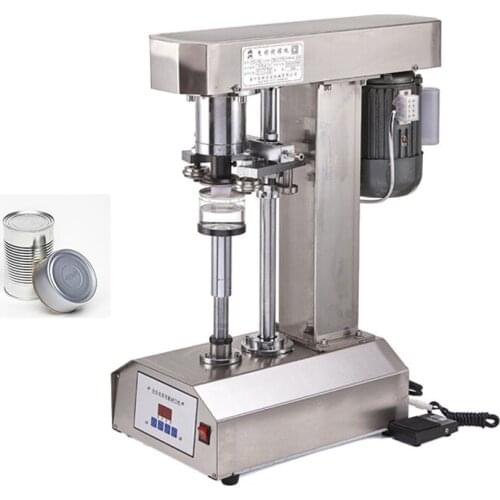 Commercial Can Sealing Machine Stainless Steel Automatic Tinplate Can Sealer Machine For Fruit Fish Can Seal Tools
