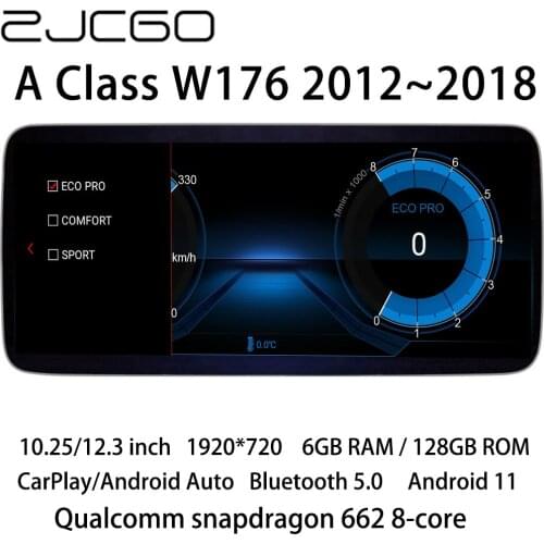 Car Multimedia Player Stereo GPS DVD Radio Navigation Android Screen for Mercedes Benz A Class W176 A160 A180 A200 A220 A250 A45