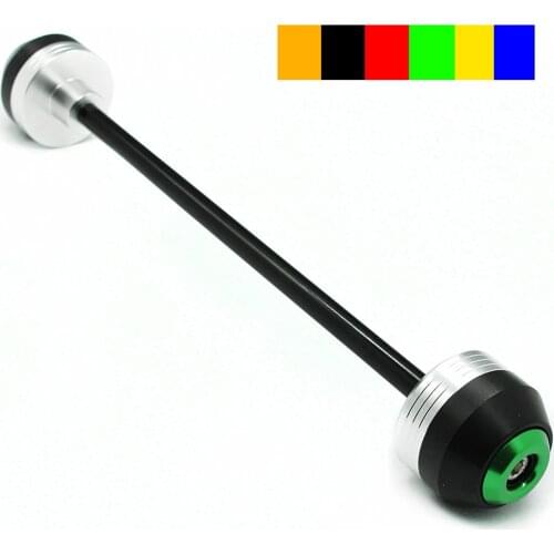 For KAWASAKI NINJA ZX-14R ZX14R Z750R Z1000 SX Front Axle Wheel Slider Fork Crash Protector Pad Frame Slider 2016 2015 2014 2013