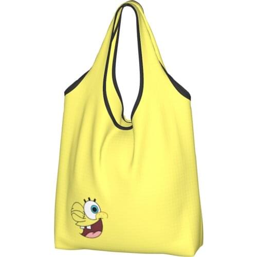 Sponge Baby Bag Woman Cheap Bag Kawaii Anime Ins Shoppers Bag