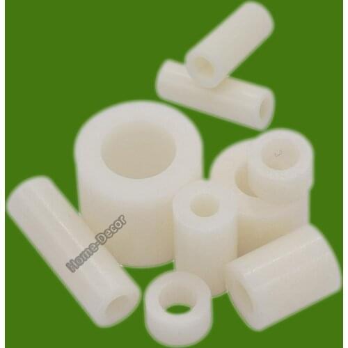 1000 PCS M5 Insulated Column Plastic Sleeve ABS Cushion High Column Washer Pillar Spacer Plastic Tube Isolation Washer,Pipe
