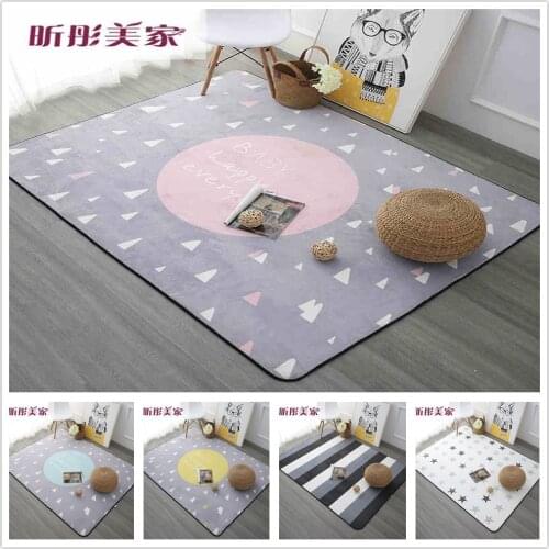 Dreaming Carpet for Sale 120x180cm Thicken Soft Kids Room Play Mat Modern Bedroom Area Rugs Large Pink Carpets for Living Room
