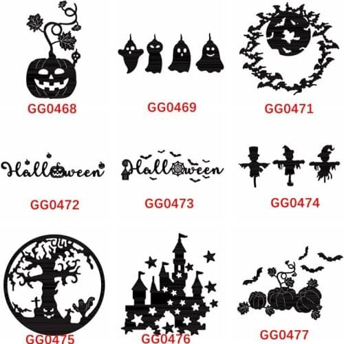 Halloween Ghost Pumpkin Metal Cutting Dies Stencil for Scrapbooking Album Photo Handmade Paper Cards Crafts New Die-Cutter