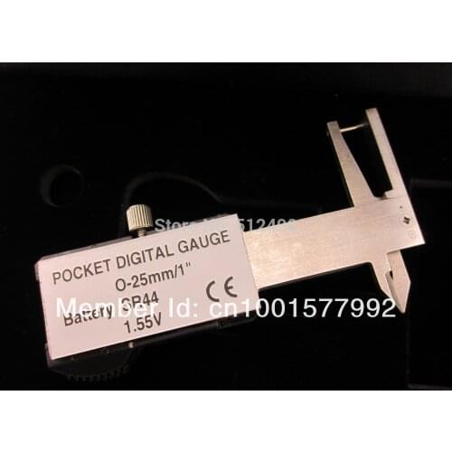 Jewellery making Mini Thickness Gauge Caliper 0-25mm With 0.01mm Electronic Digital Readout For Jewelry Gemstone Diamond